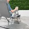 Best Choice Products Monochromatic Zero Gravity Chair, Folding Patio Recliner w/Side Tray, Headrest